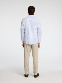 LONG SLEEVED SHIRT, Cashmere Blue, highres