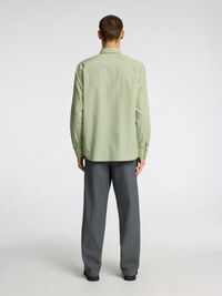 RELAXED FIT BUTTON-DOWN SHIRT, Iceberg Green, highres