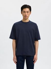 LOOSE FIT T-SHIRT, Sky Captain, highres