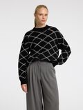 Selected PRINTED HIGH-NECK JUMPER, Black, highres - 16097376_Black_003.jpg