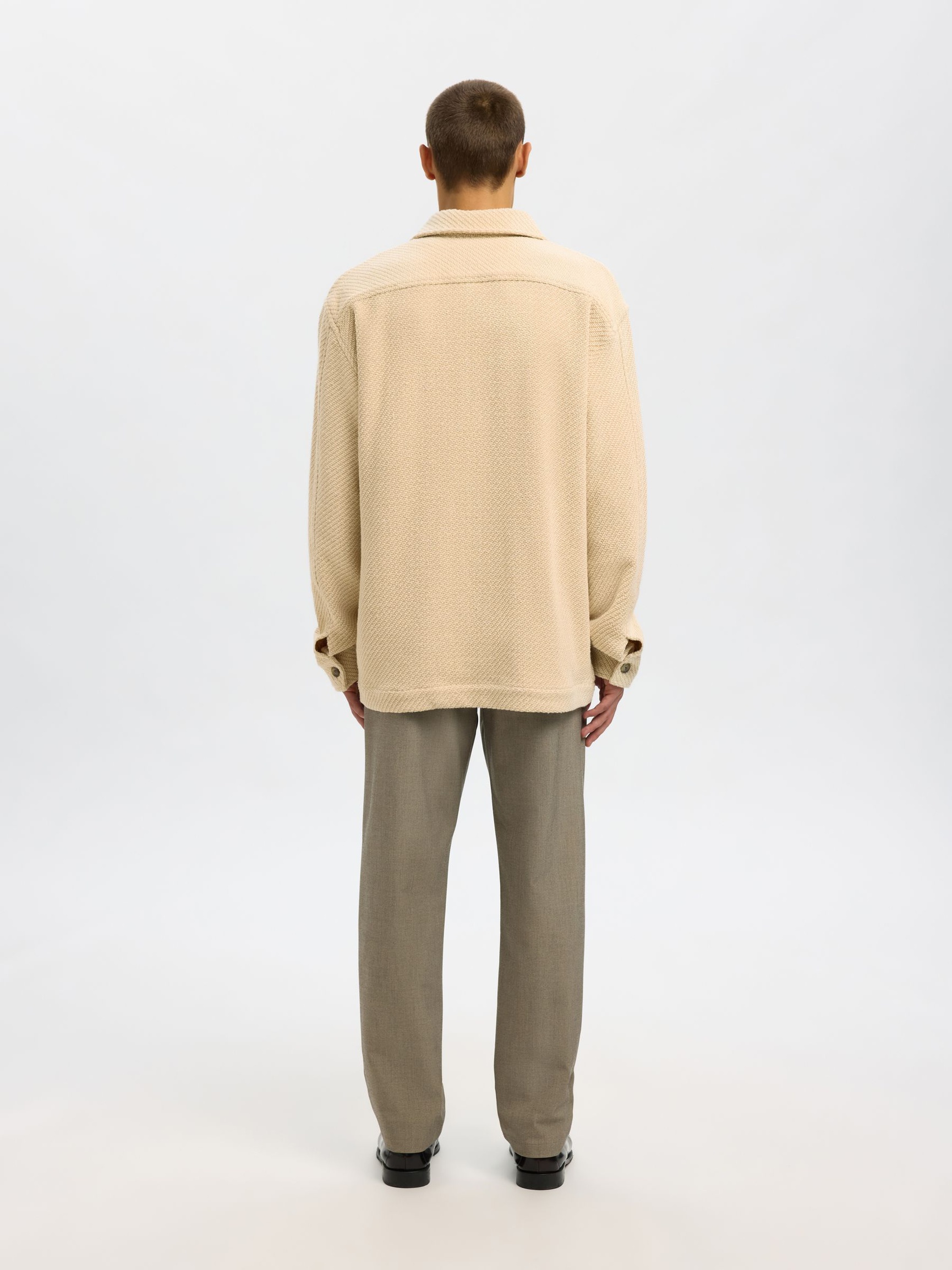 BAUMWOLL OVERSHIRT, Egret, highres