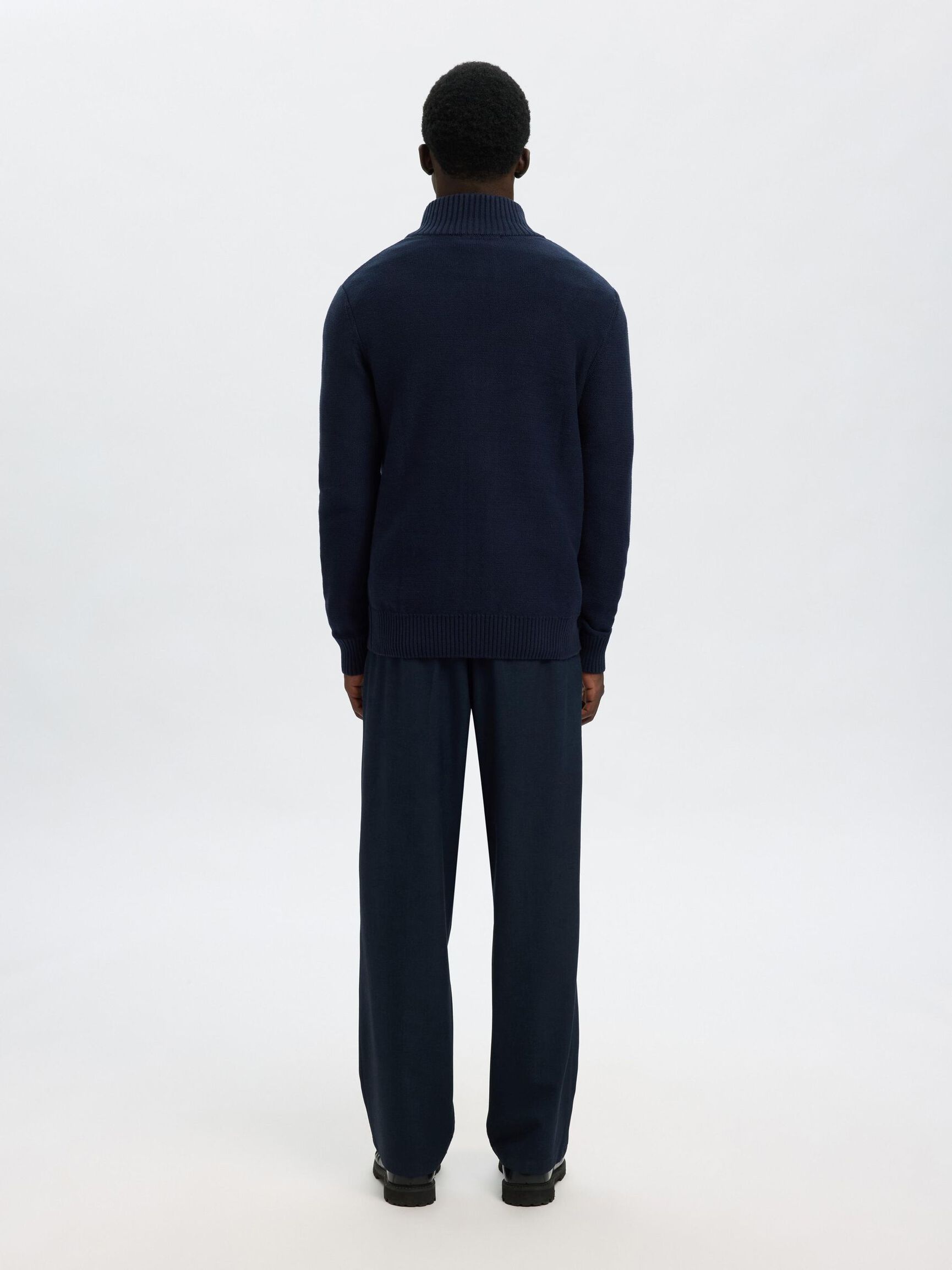HALF-ZIP PULLOVER, Sky Captain, highres