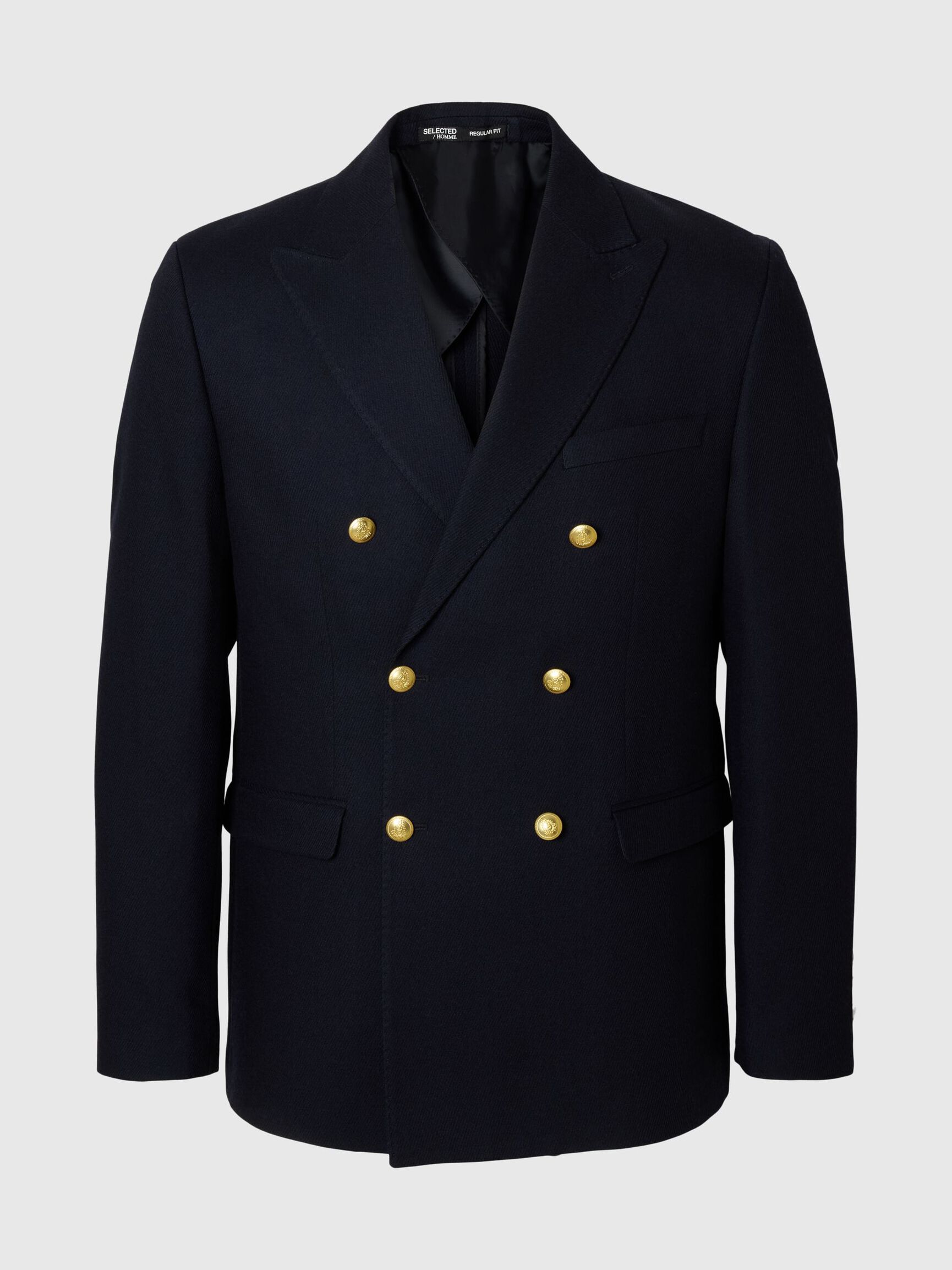 WOLL ZWEIREIHIGER BLAZER, Dark Navy, highres