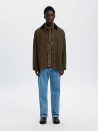 CORDUROY OVERSHIRT, Demitasse, highres