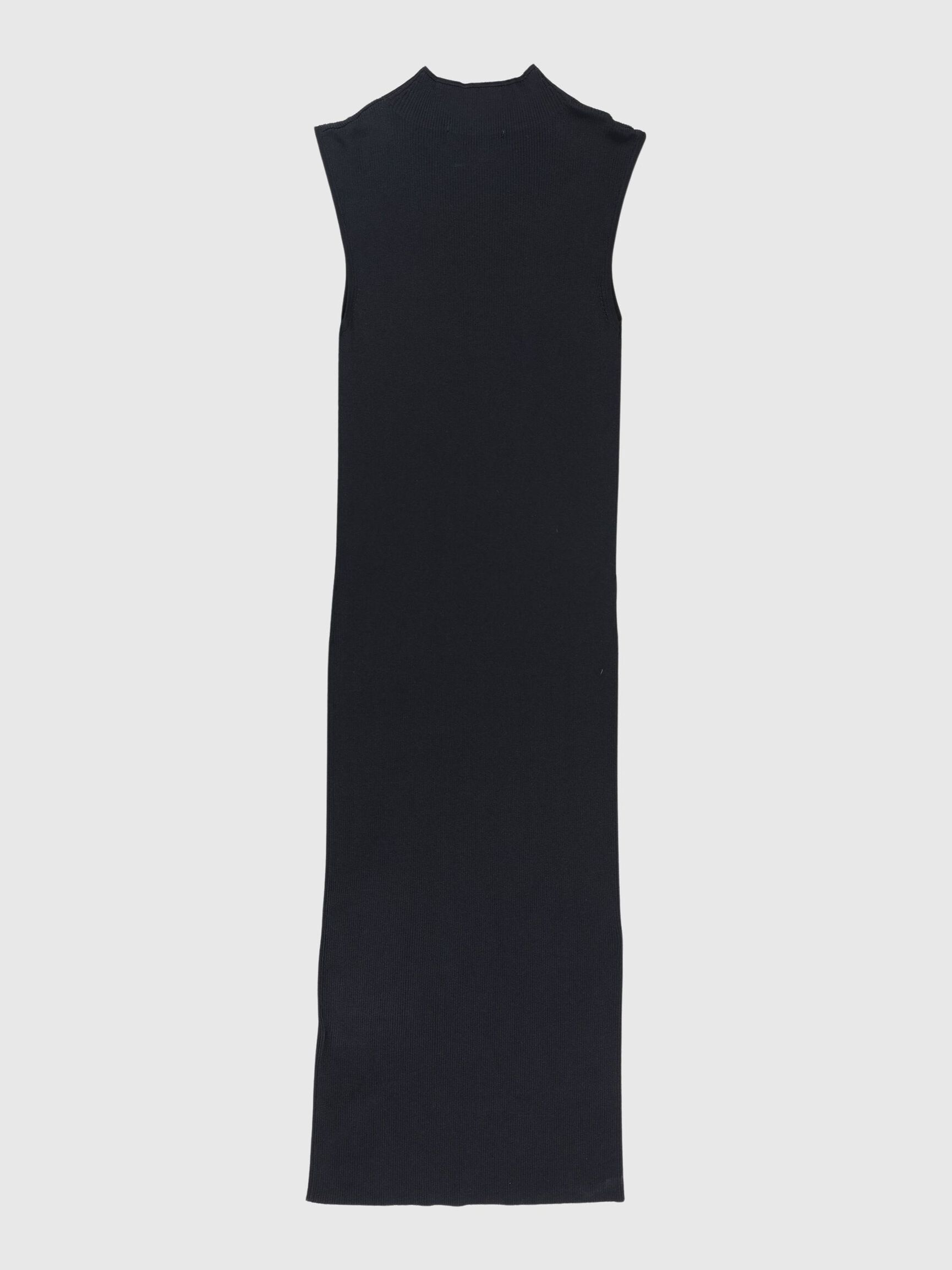 MOUWLOOS GEBREIDE JURK, Black, highres