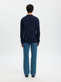 REGULAR FIT POLO SHIRT, Navy Blazer, highres