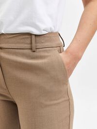 VISCOSE BLEND TROUSERS, Camel, highres