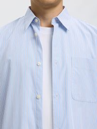 BAUMWOLL LANGARMHEMD, Cashmere Blue, highres