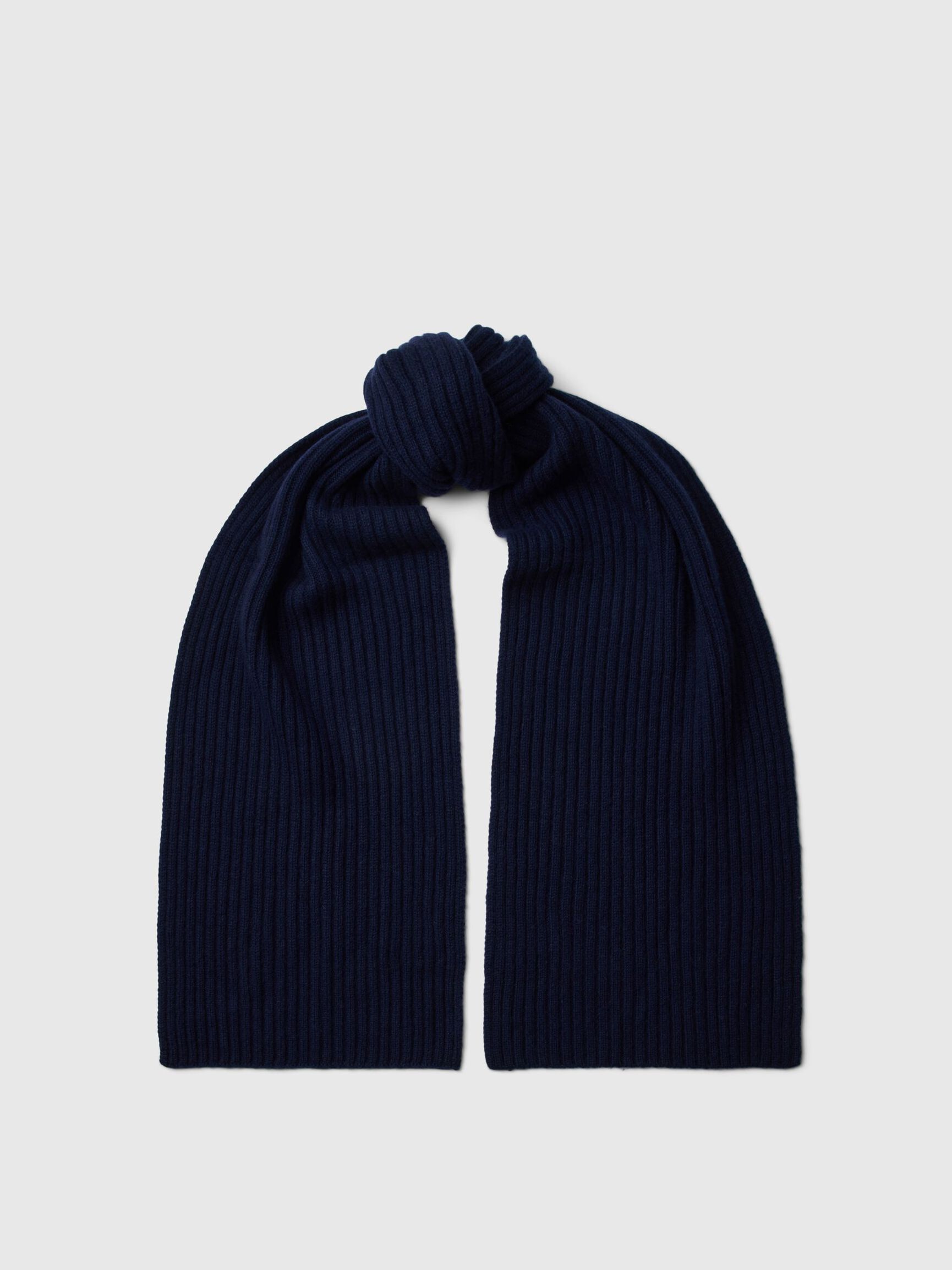 CACHEMIRE MÉLANGÉ ÉCHARPE, Navy Blazer, highres
