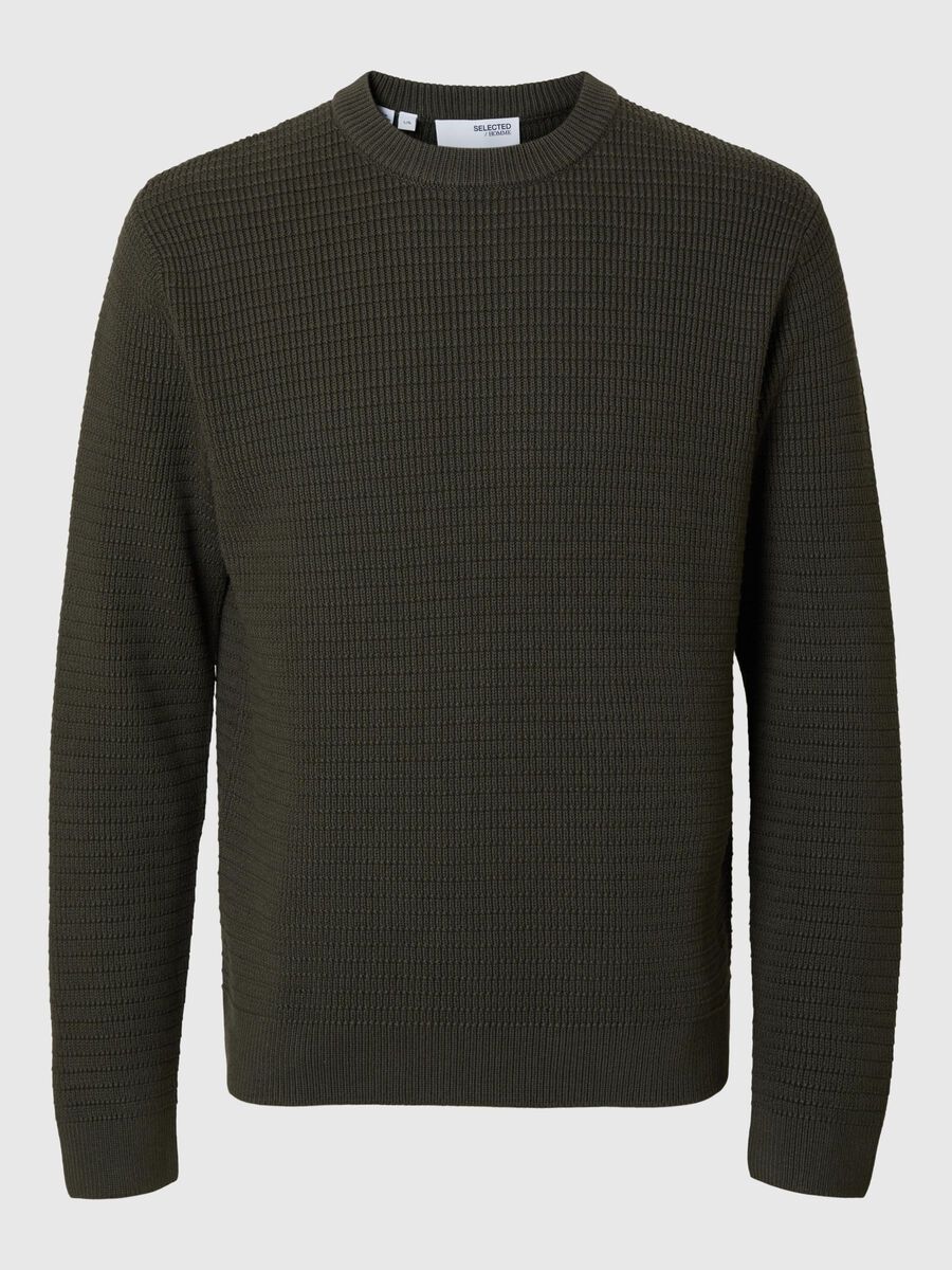 Selected STRUCTURED CREWNECK JUMPER, Forest Night, highres - 16095614_ForestNight_001.jpg