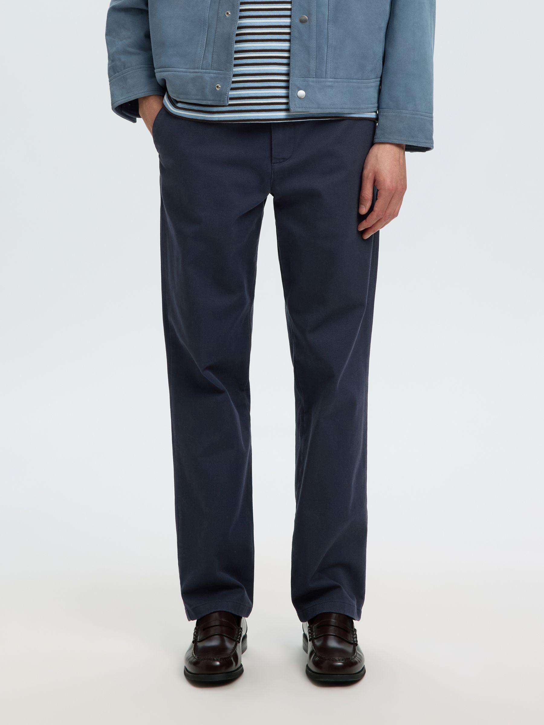 STRAIGHT-FIT CHINO, Dark Sapphire, highres