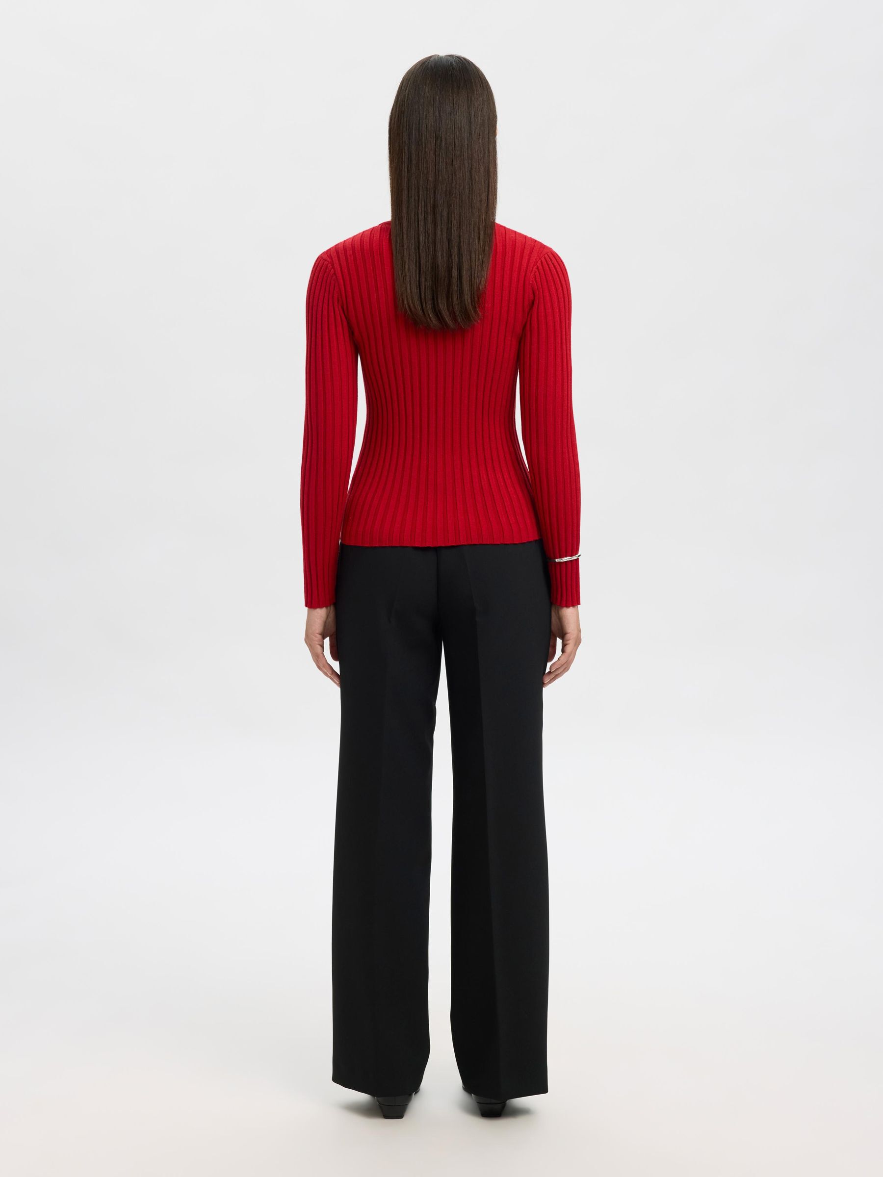 VISCOSE BLEND KNIT, Equestrian Red, highres