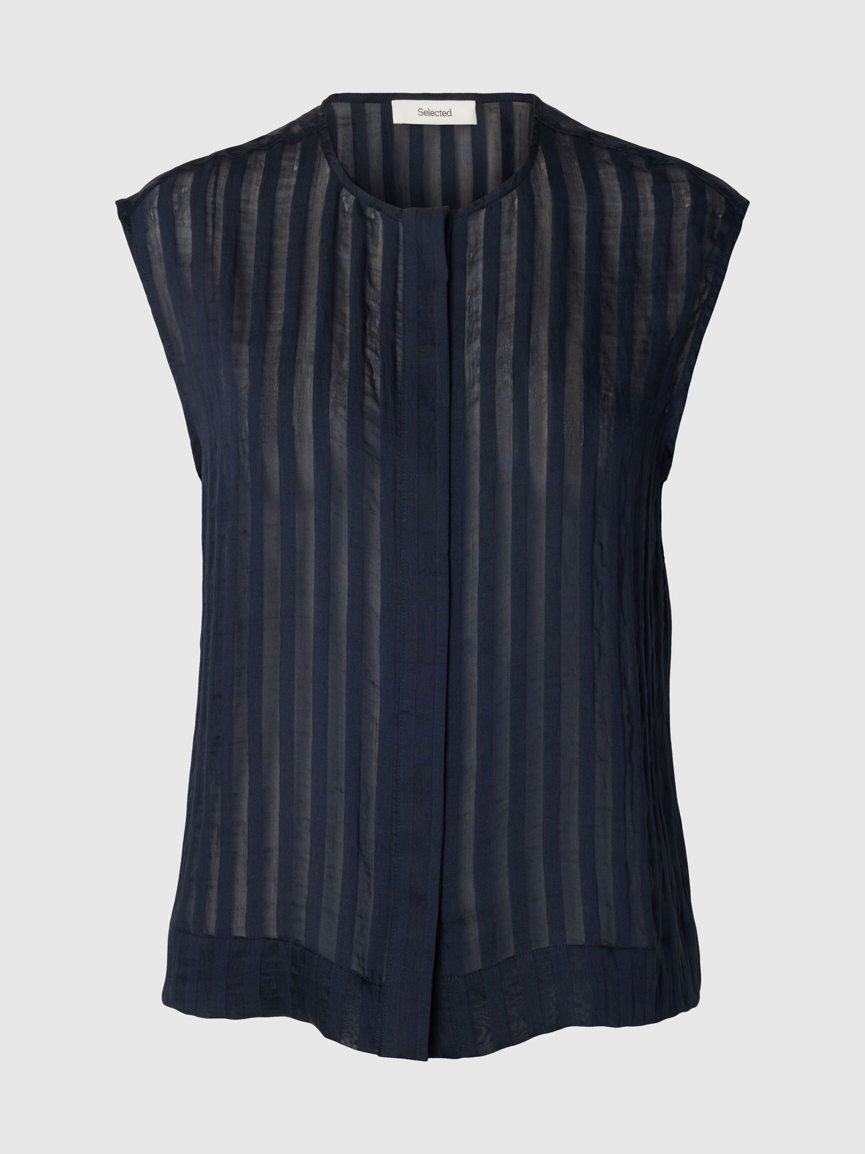 OVERSIZED FIT MOUWLOOS HEMD, Dark Sapphire, highres