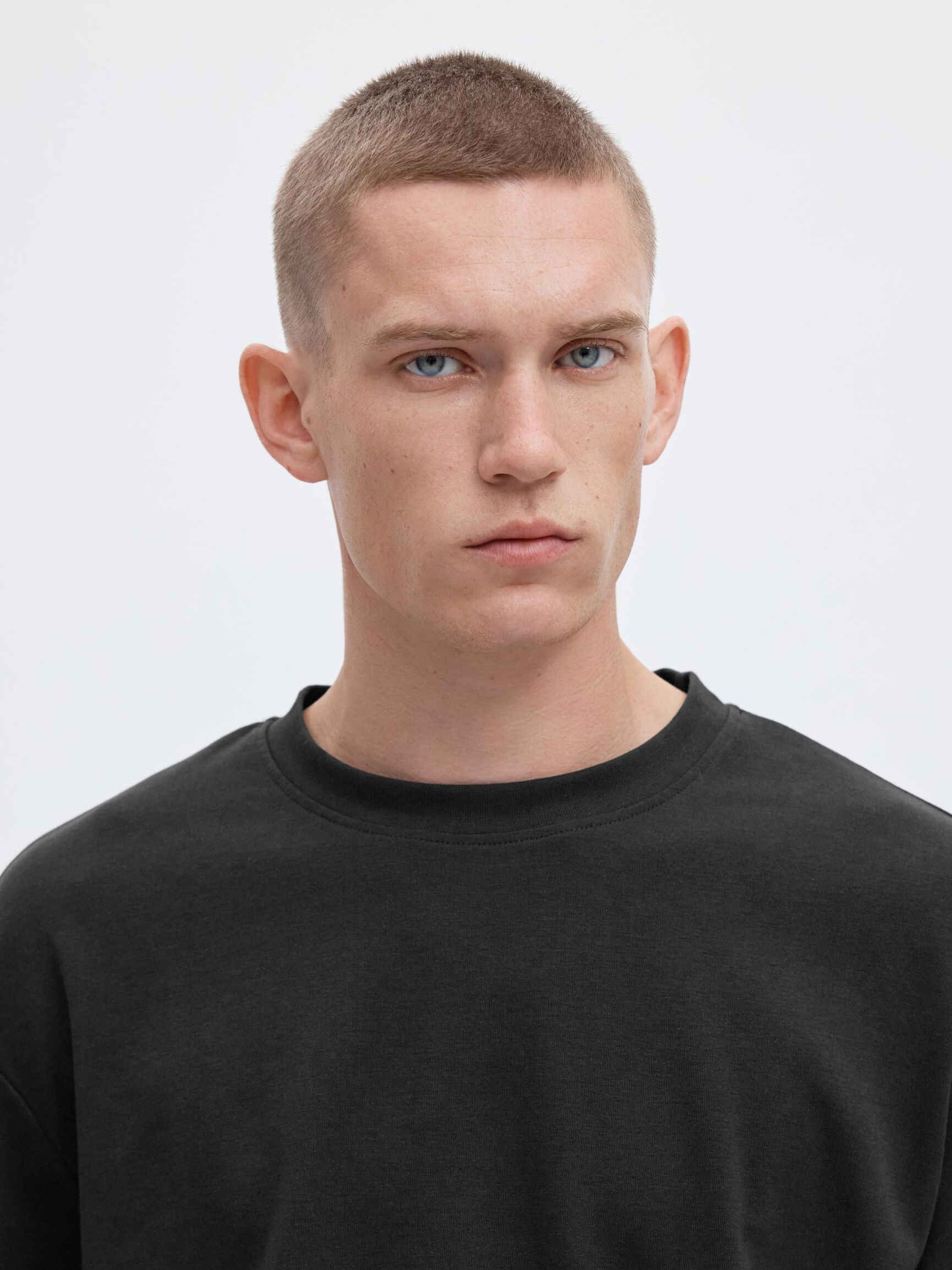 3 PACK LOOSE FIT T-SHIRT, Black, highres