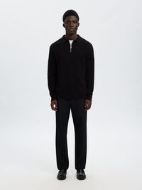 NEULEPUSERO PUOLIVETOKETJULLA, Black, highres