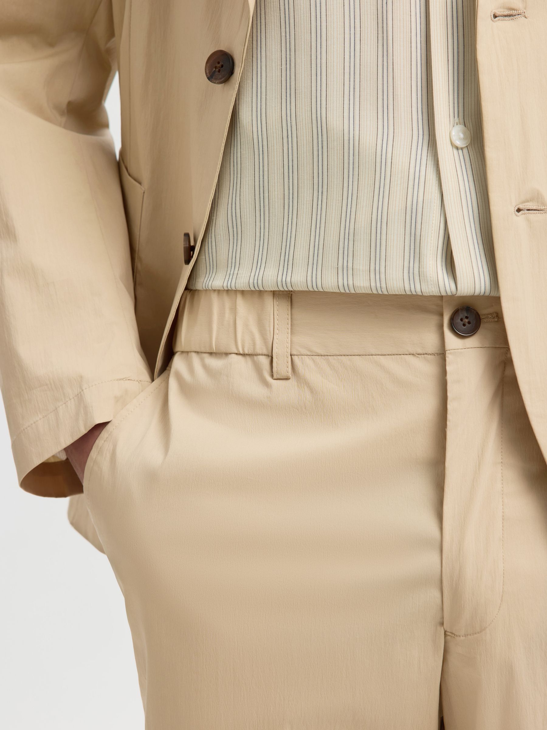 REGULAR FIT BROEK, White Pepper, highres
