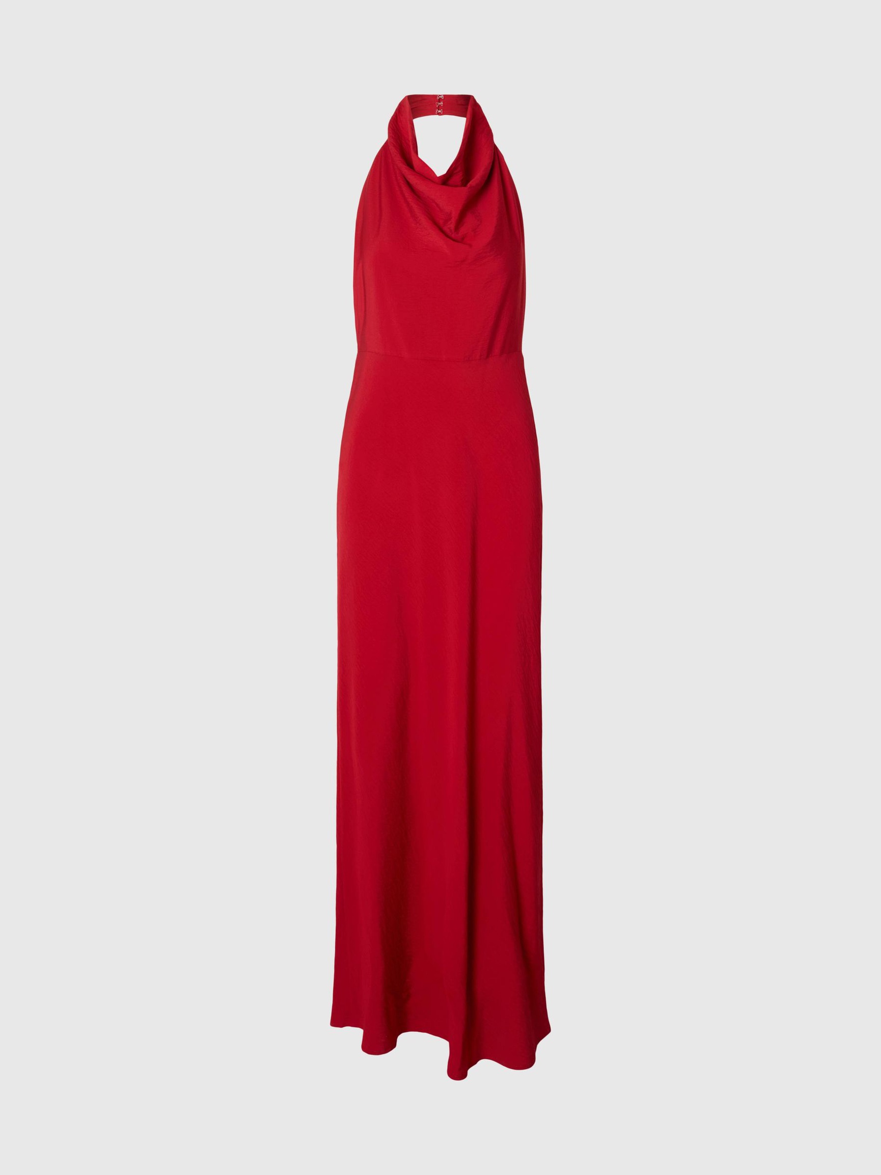 VESTITO CON SCOLLO ALL'AMERICANA, Savvy Red, highres