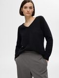 Selected WOLLGEMISCH V-AUSSCHNITT PULLOVER, Black, highres - 16094268_Black_008.jpg