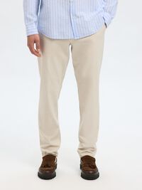 175 SLIM-FIT TROUSERS, Egret, highres