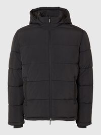 GIACCA IMBOTTITA, Black, highres