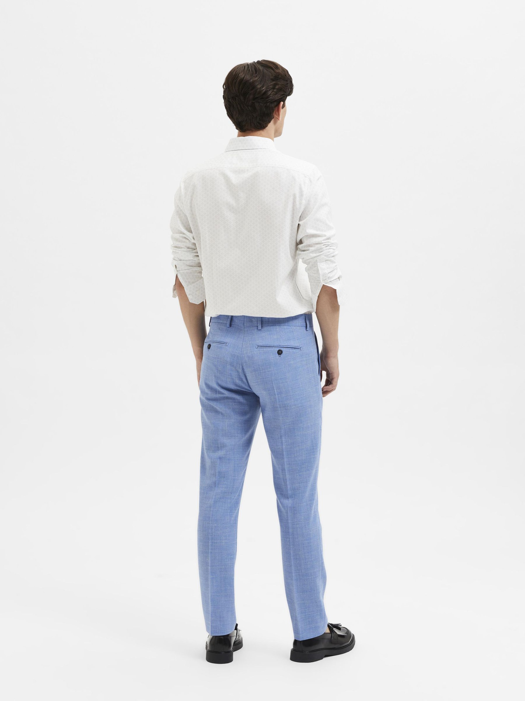 SLIM FIT ANZUGHOSE, Light Blue, highres