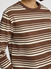 BOXY FIT LONGSLEEVE, Chestnut, highres