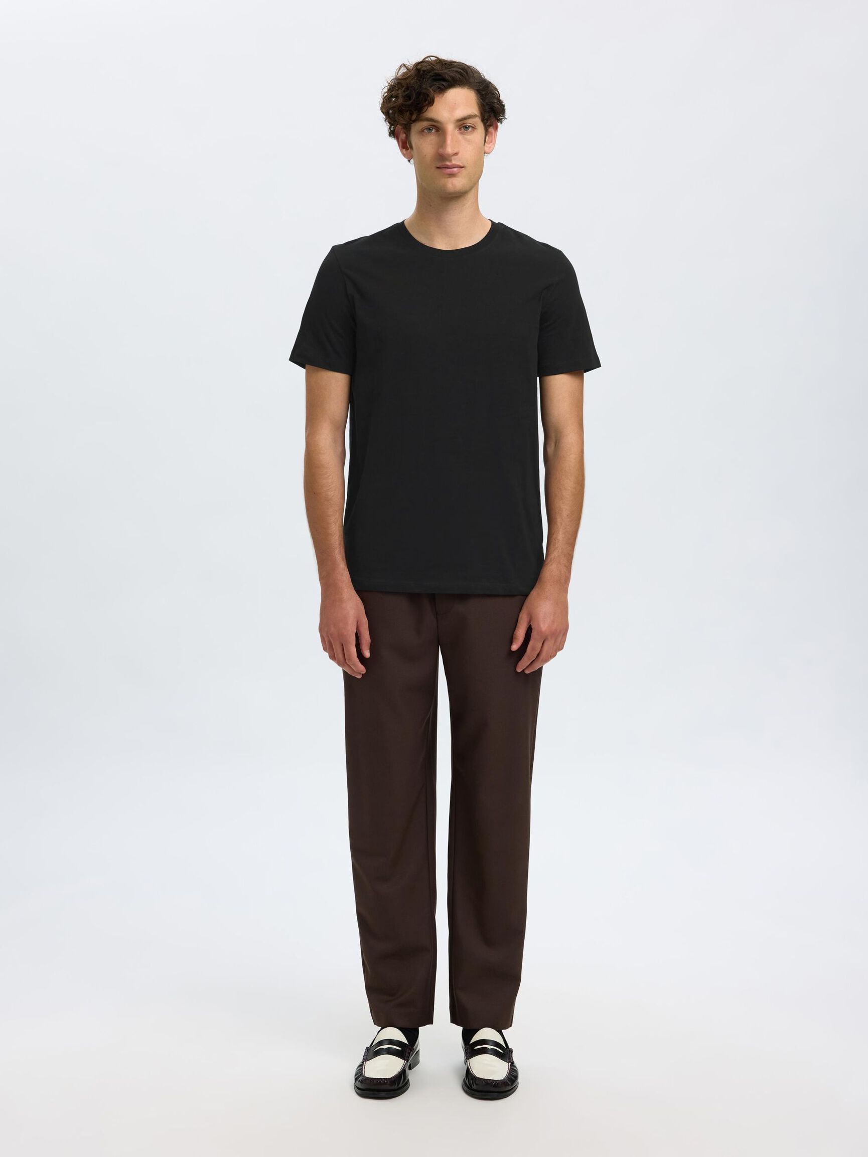 LOT DE 5 T-SHIRT RAS DU COU, Black, highres