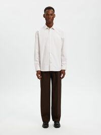 SLIM FIT SKJORTE, Sand, highres