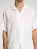 Selected 100% LINEN SHORT SLEEVED SHIRT, White, highres - 16096908_White_006.jpg