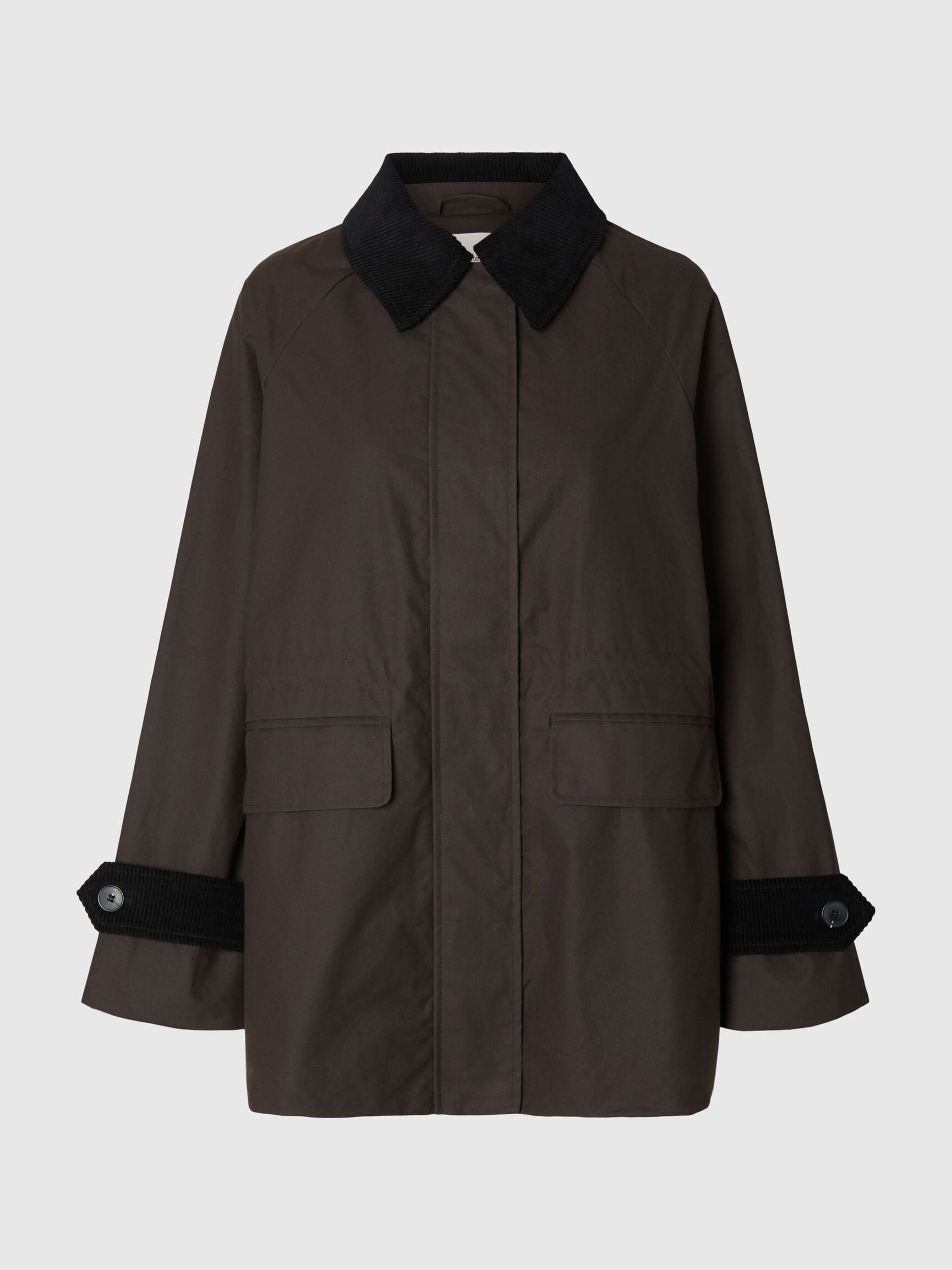 WAXED COTTON JACKET, Delicioso, highres