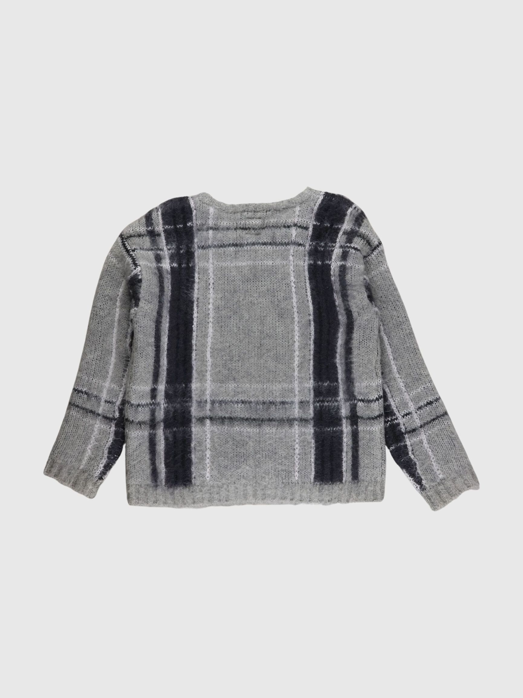 GEBREID VEST, Medium Grey Melange, highres