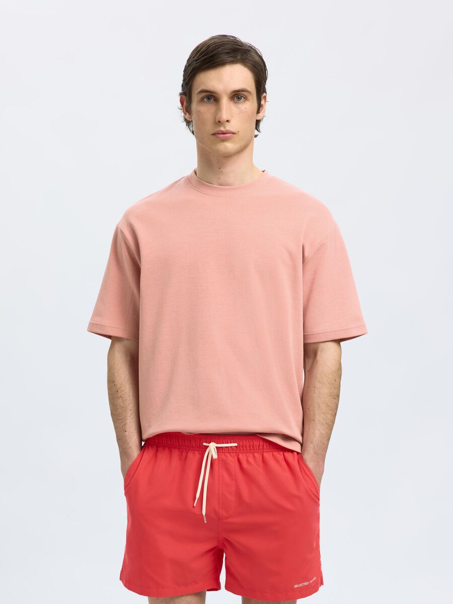 Selected LOOSE FIT T-SHIRT, Rose Tan, highres - 16094143_RoseTan_003.jpg