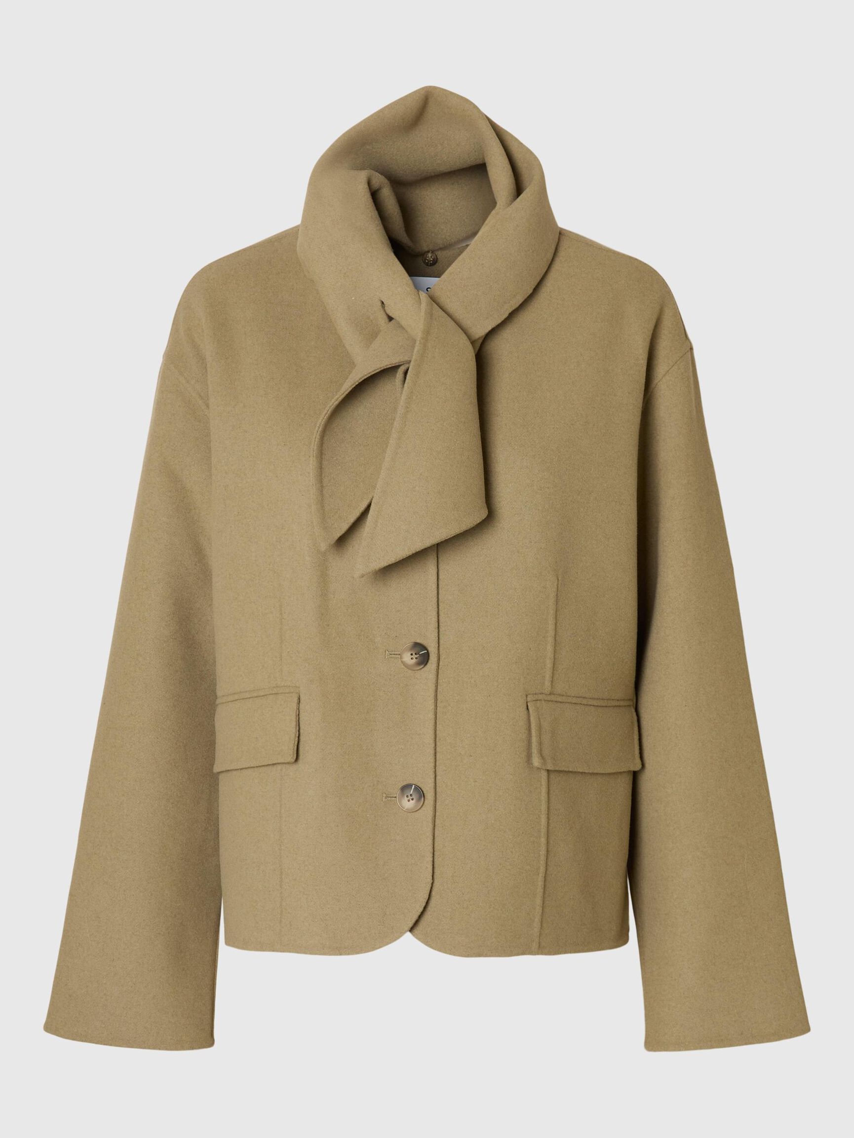 WOLLMIX JACKE, Slate Green, highres