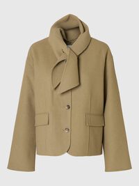 WOLLMIX JACKE, Slate Green, highres