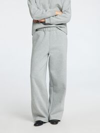 VIDE BEN SWEATBUKSER, Light Grey Melange, highres