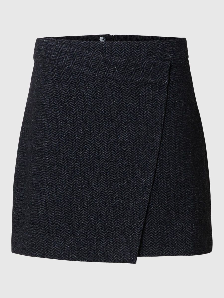 Selected ASYMMETRIC WOOL BLEND MINI SKIRT, Dark Grey, highres - 16095689_DarkGrey_1143501_001.jpg