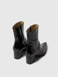 LEATHER ANKLE BOOTS, Fig, highres