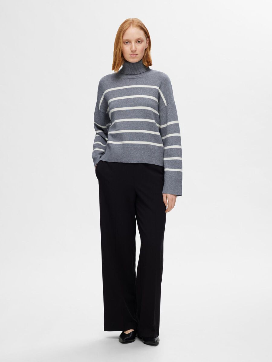 Selected PULLOVER A MAGLIA, Medium Grey Melange, highres - 16094353_MediumGreyMelange_1117368_005.jpg