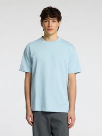 KORTÄRMAD MED AVSLAPPNAD PASSFORM T-SHIRT, Winter Sky, highres