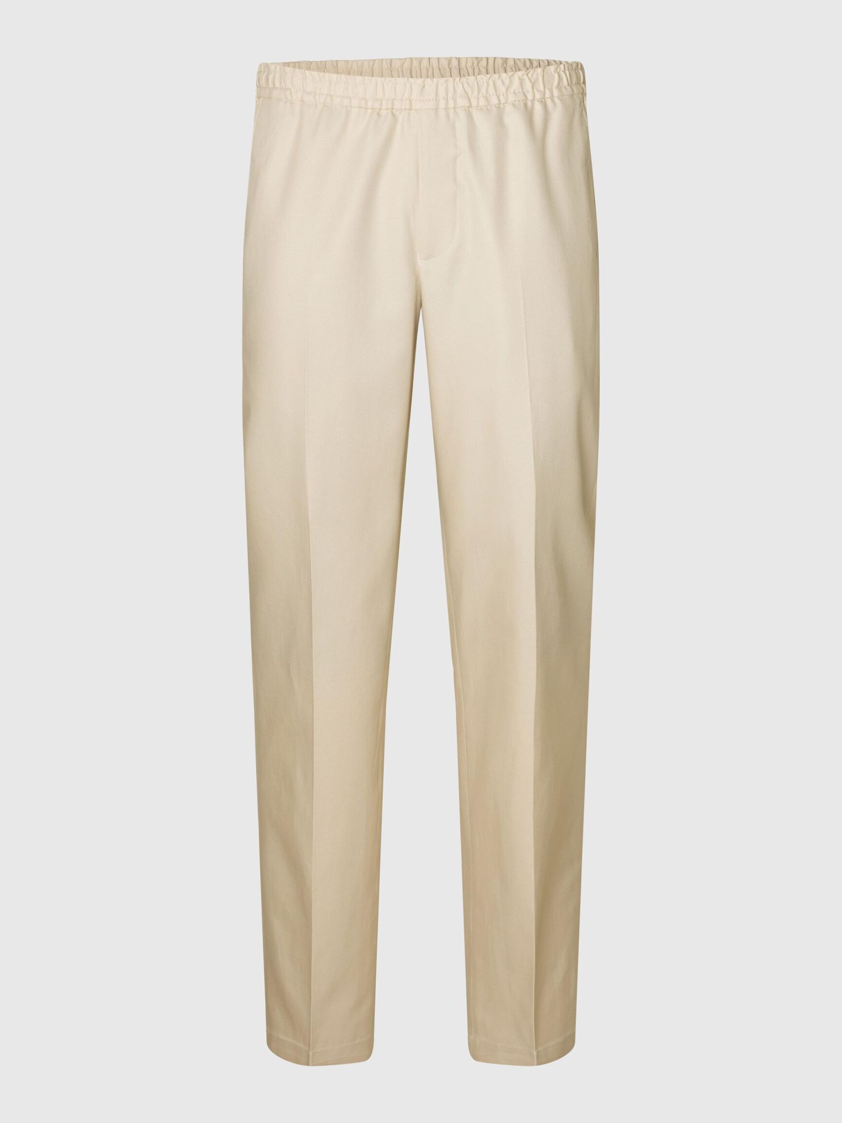 STRAIGHT-FIT PANTALON, Oatmeal, highres