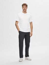 SHORT-SLEEVED RELAXED FIT T-SHIRT, Bright White, highres
