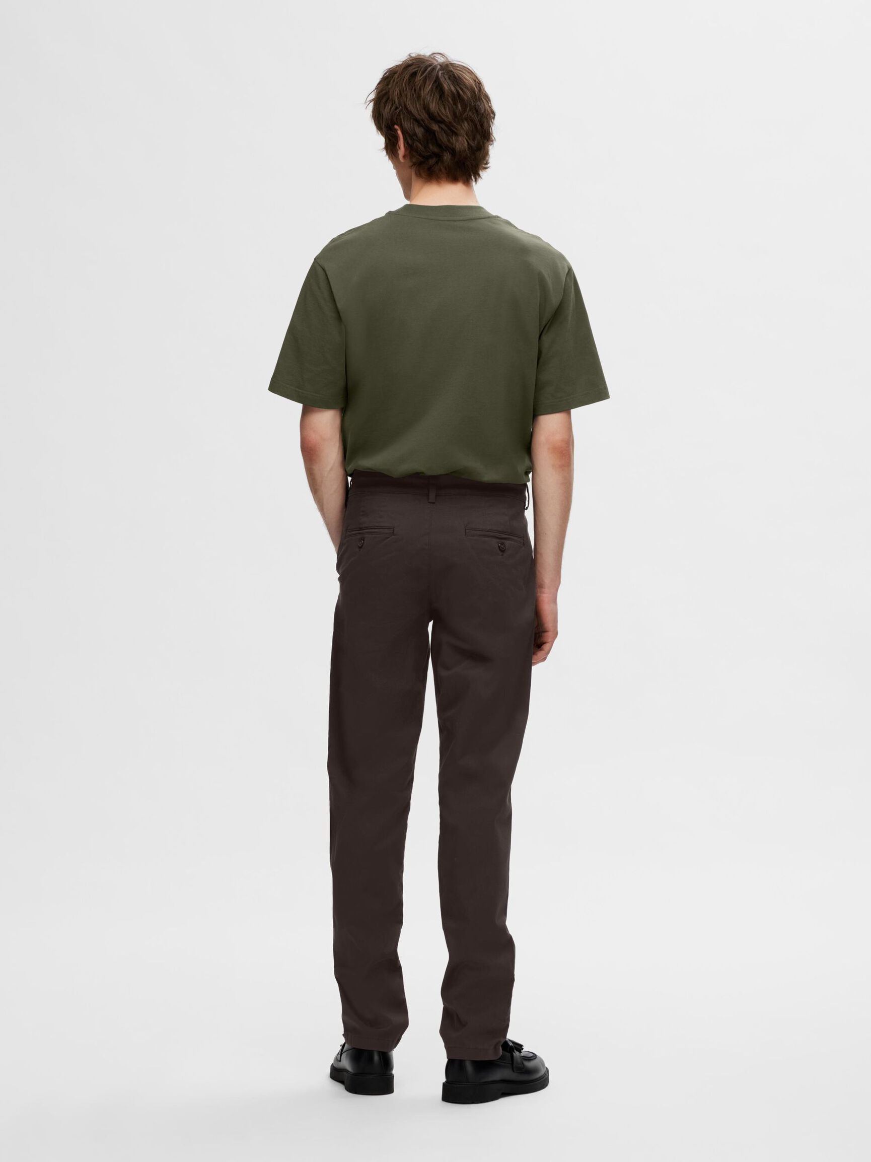 175 SLIM FIT FLEX CHINO, Chocolate Torte, highres