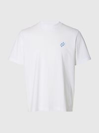 EMBROIDERED T-SHIRT, Bright White, highres