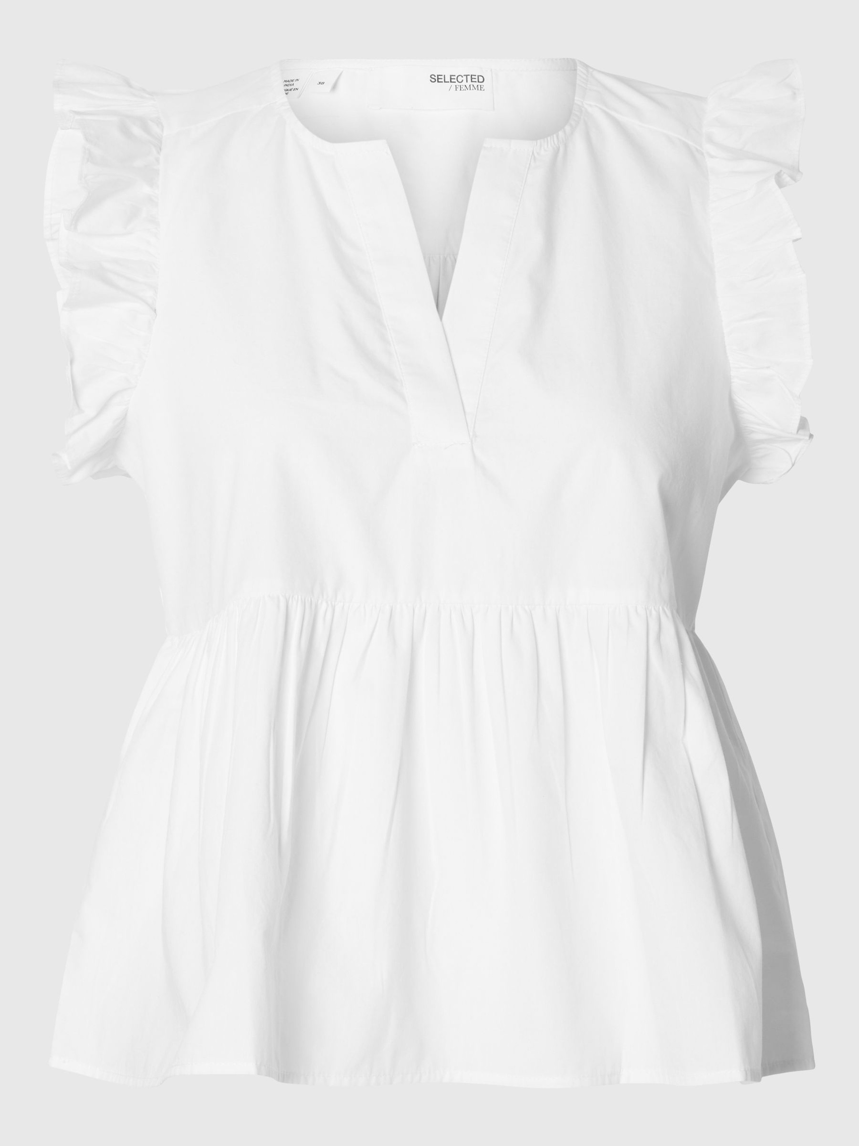 RUFFLED TOP, Snow White, highres