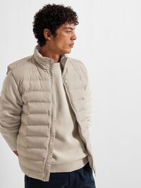 RONDE HALS SWEATER, Oatmeal, highres
