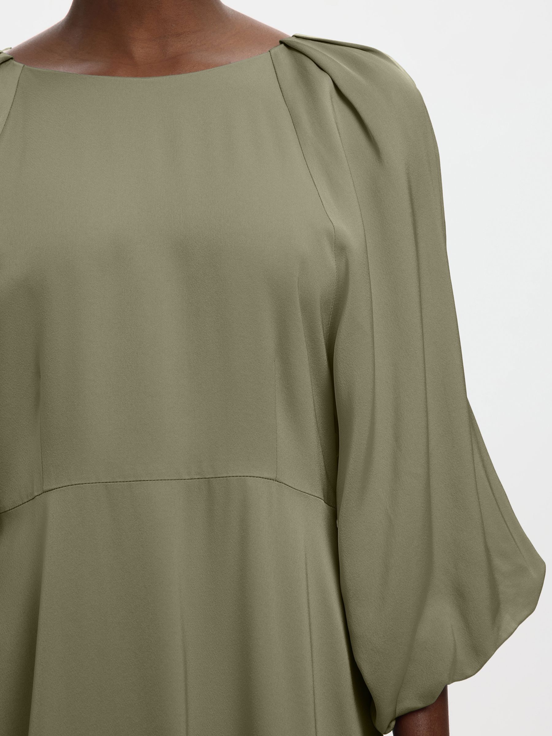 VISCOSA VESTIDO MINI, Deep Lichen Green, highres