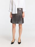 Selected METALLIC LEREN MINIROK, Silver, highres - 16093391_Silver_1163291_003.jpg