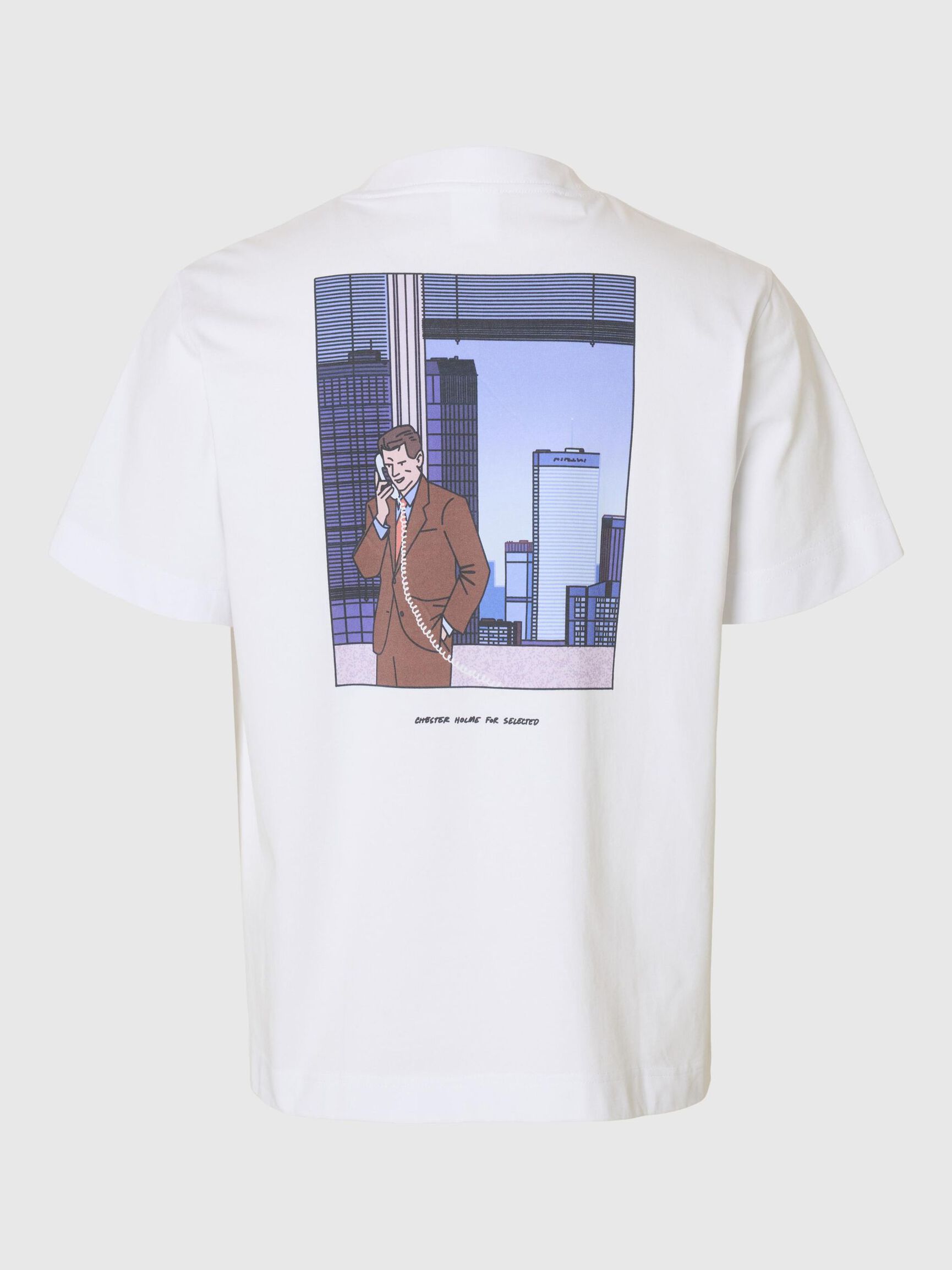 PRINTED REGULAR FIT T-SHIRT, Bright White, highres