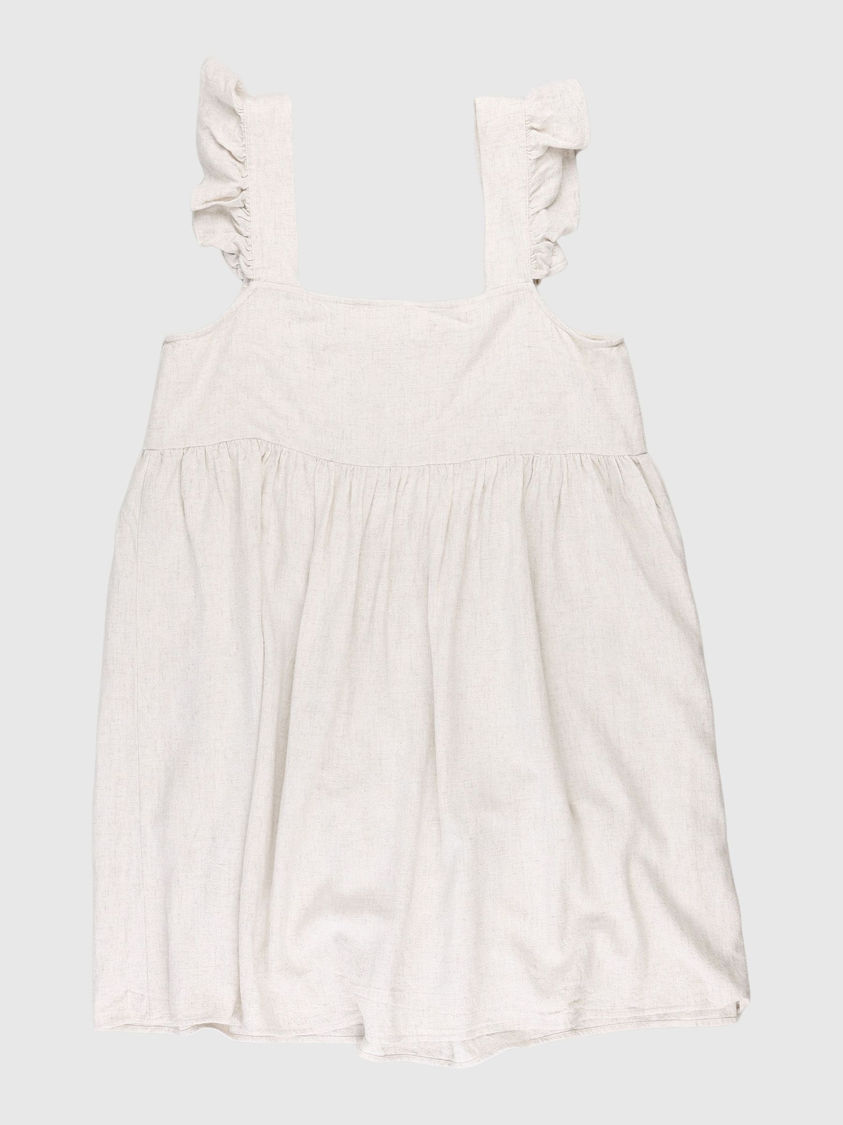 SLEEVELESS MINI DRESS, Sandshell, highres