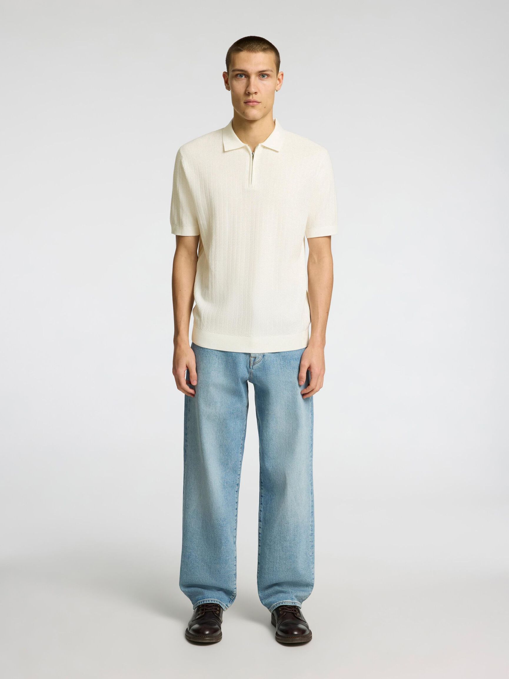 DISEÑO CON CREMALLERA POLO, Egret, highres